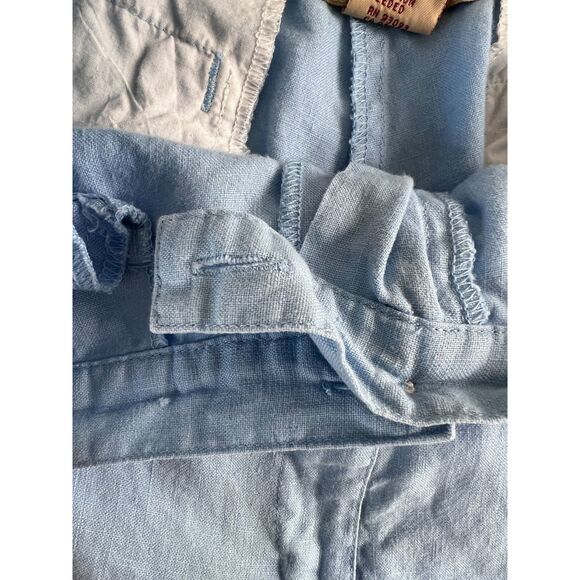 Telluride Clothing Co. Women's 100% Linen Shorts Light Blue Size 4 - Picture 3 of 11